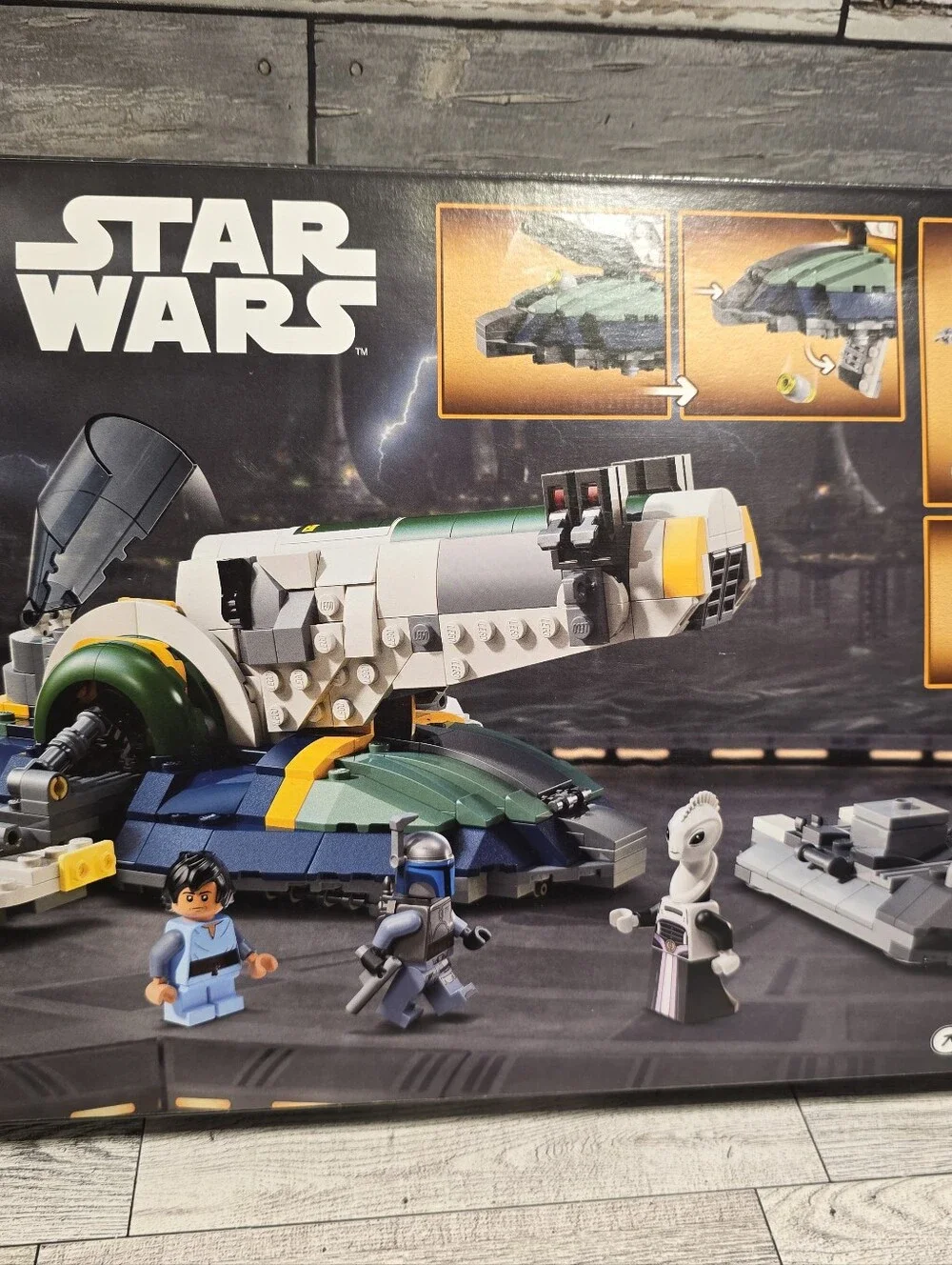 Lego Star Wars Jango Fett's Starfighter - Green, Blue, White